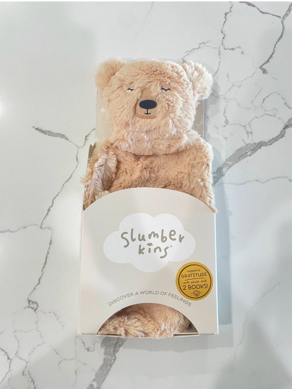 Slumberkins Honey Bear Snuggler New In Box Plush ONLY No Book